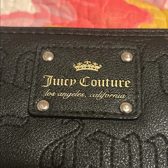 Juicy Couture Black Embossed Wallet - Picture 2 of 9